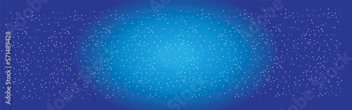 Night shining starry sky, blue space background with stars, cosmos