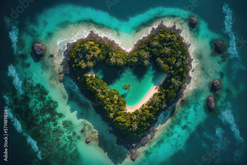 Love Island. Generative Ai © zzzz17