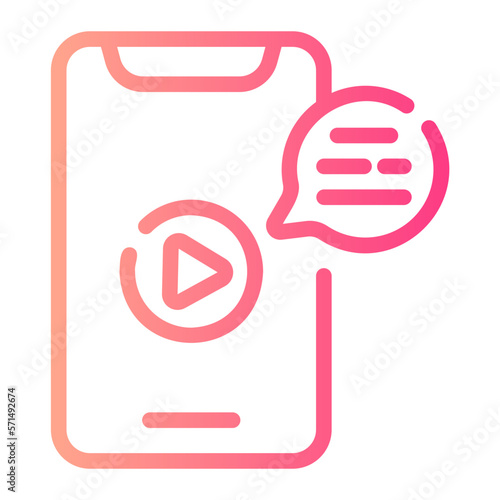 live gradient icon