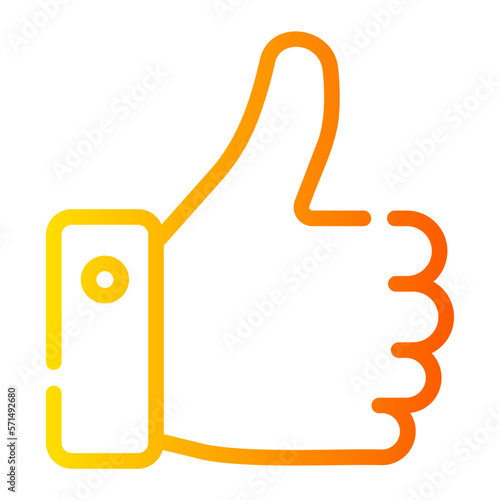 like gradient icon