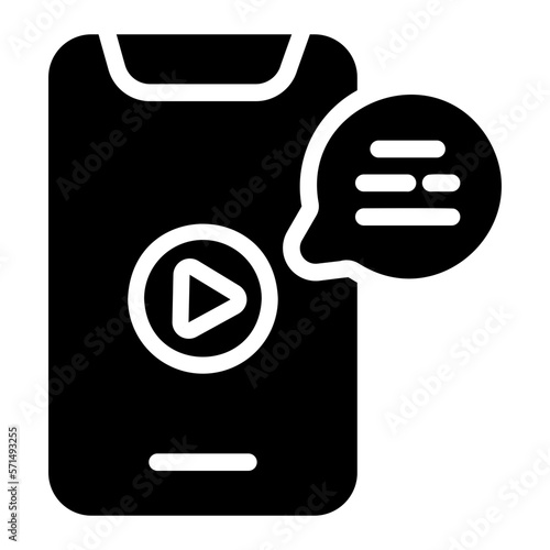live glyph icon