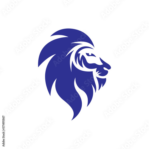 Lion head logo images illustration © patmasari45