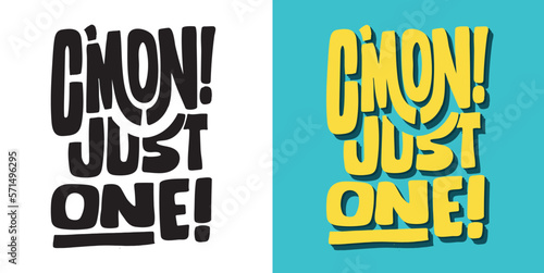 MInimalistic modern typographic lettering postcard. Lettering art, t-shirt design, mug print.