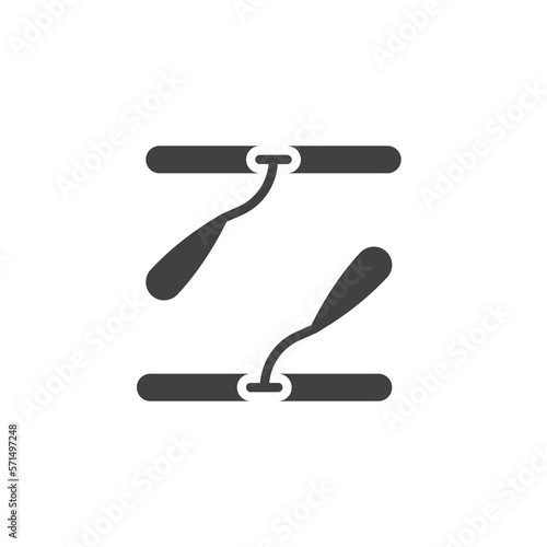 Windscreen wiper vector icon