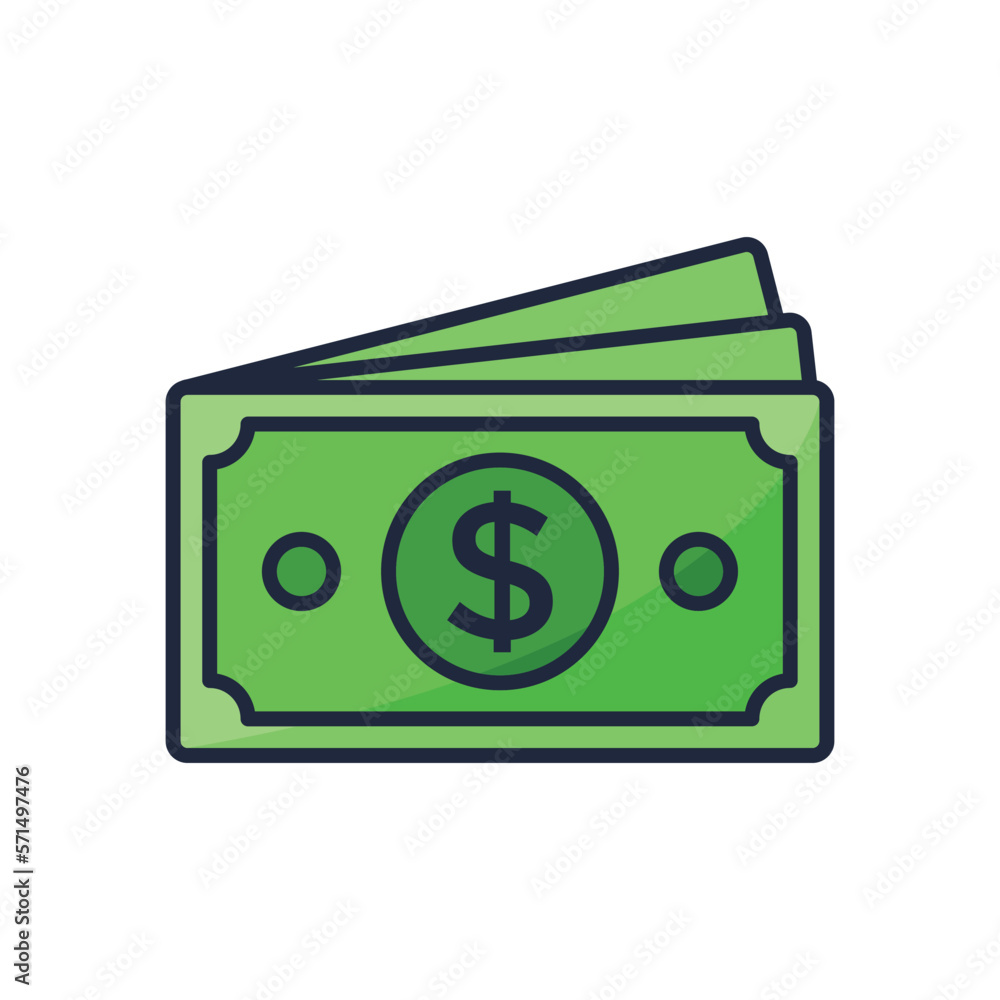money icon vector design template in white background money icon vector design template in white background