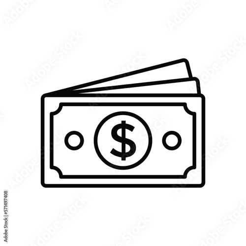 money icon vector design template in white background