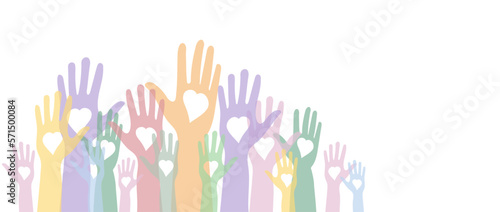 National volunteering banner, national volunteering month.