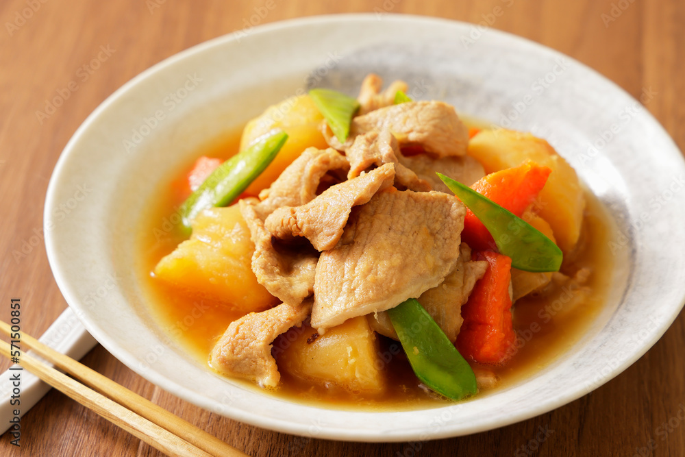 肉じゃが Pork and potato stew 肉じゃが Pork and potato stew