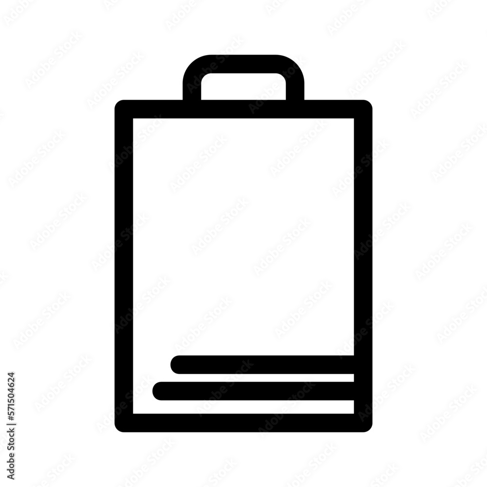Showcase the beauty and elegance of your design with this stunning Black and White paper bag Icon. Perfect for graphic designs, logos, mobile apps, posters and more.
Showcase the beauty and elegance of your design with this stunning Black and White paper bag Icon. Perfect for graphic designs, logos, mobile apps, posters and more.