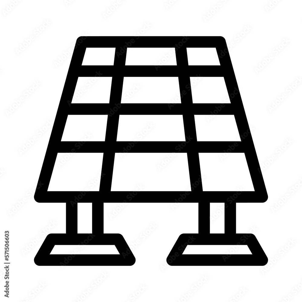 Showcase the beauty and elegance of your design with this stunning Black and White solar panel Icon. Perfect for graphic designs, logos, mobile apps, posters and more. 
