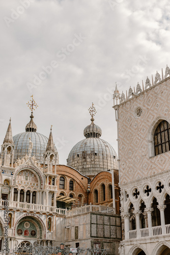 View of Saint Mark's Basilica in Venice, Italy