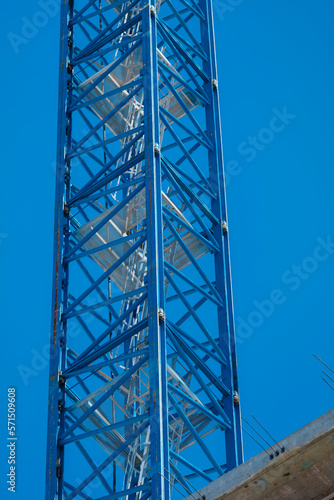 voltage tower construction miami sky blue