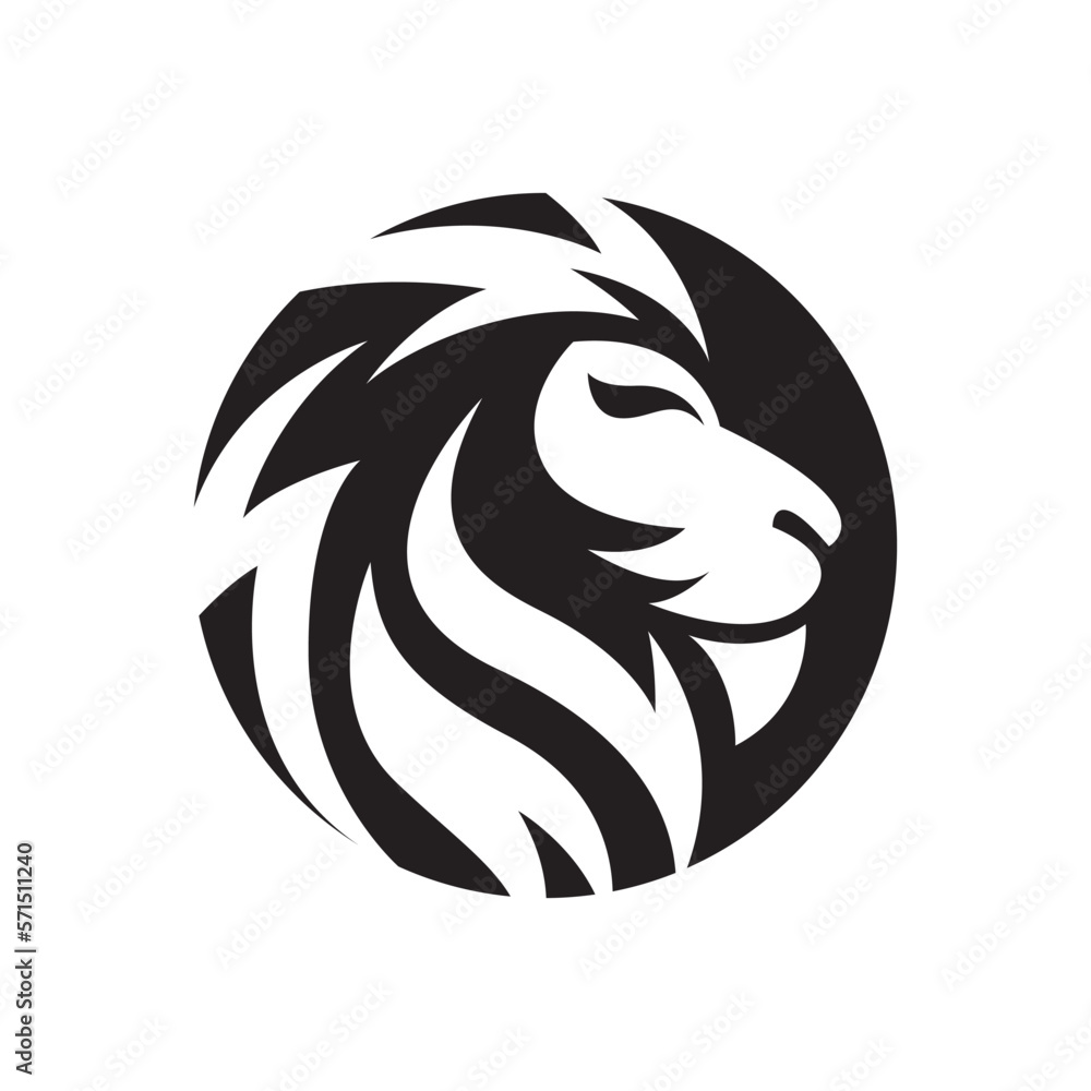 Lion head logo images illustration Lion head logo images illustration