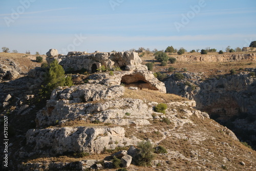 Matera and Gorge Gravina di Matera, Italy 