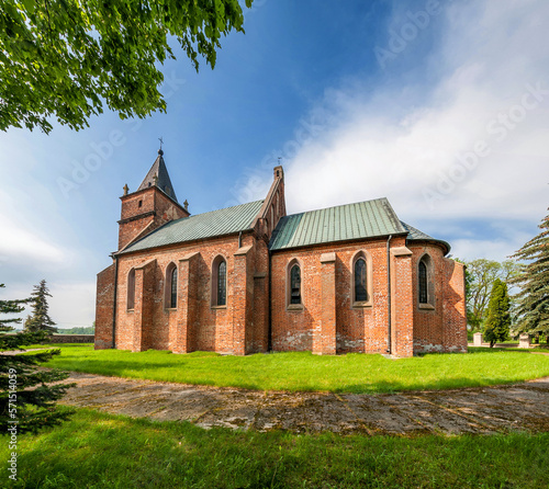 Saint Florian`s Church in Domaniew, village in Lodzkie voivodeship, Poland