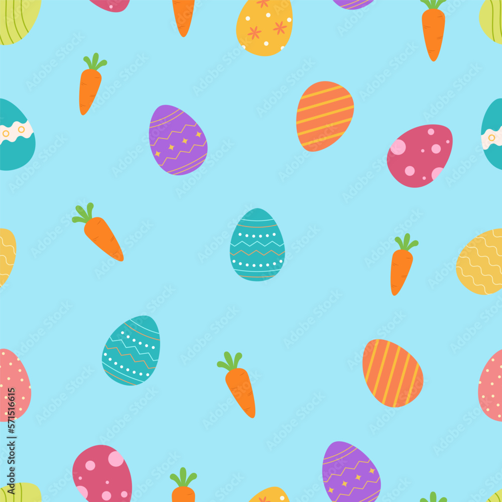 seamless easter egg pattern. Print background paper and fabric textile.