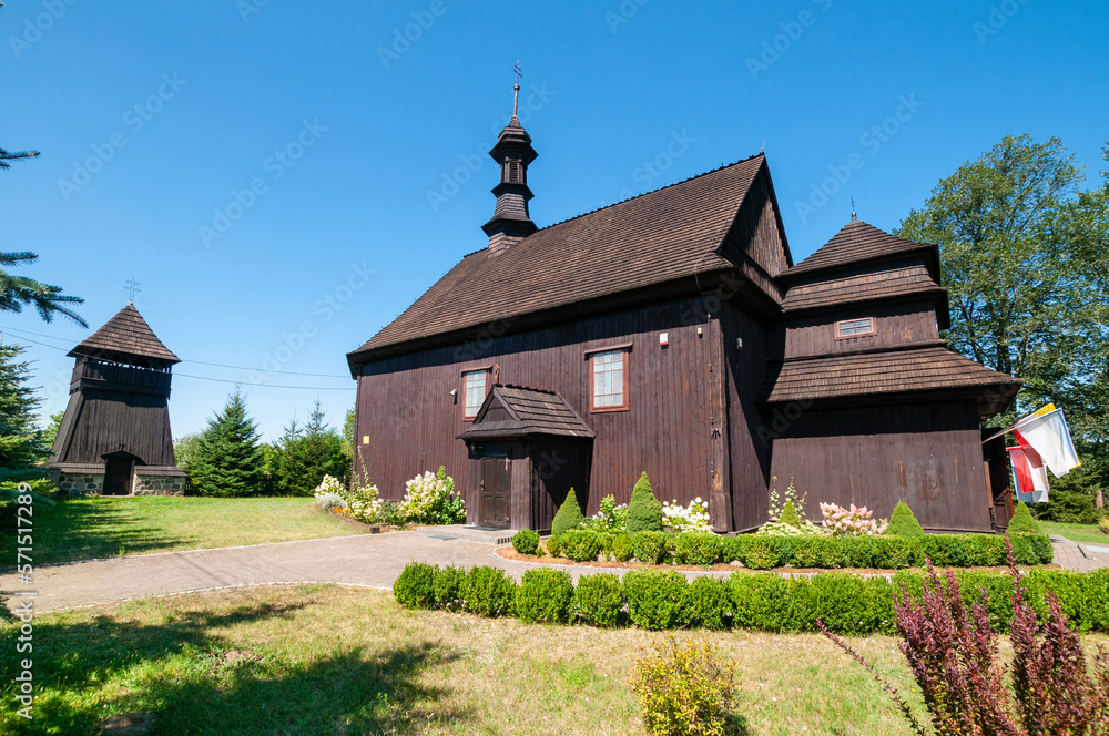 Wooden Church of St. Mary Magdalene in Łęgonice Małe, Masovian Voivodeship, Poland	
