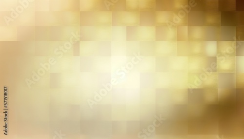 Abstract gradient beige background with square shape. Generative AI illustration.