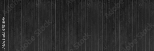 horizontal black painted wood texture for pattern and background.
