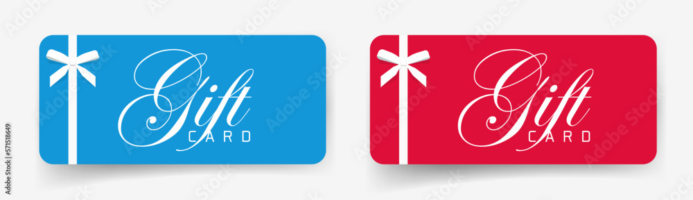 VIP premium gift card coupon template icon design vector red blue with white bow ribbon, giftcard discount bonus voucher certificate modern graphics illustration image VIP premium gift card coupon template icon design vector red blue with white bow ribbon, giftcard discount bonus voucher certificate modern graphics illustration image