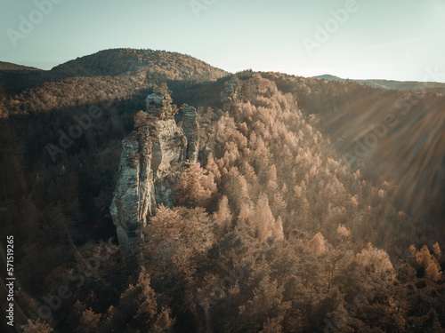 Herbst im Pfälzer Wald, Rheinland Pfalz, Deutschland