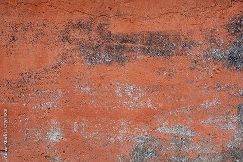 Painted concrete base of the building as background