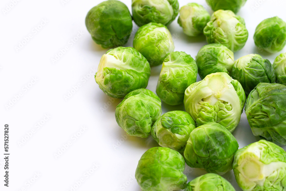 Fresh brussels sprouts. Organic vegetables Fresh brussels sprouts. Organic vegetables
