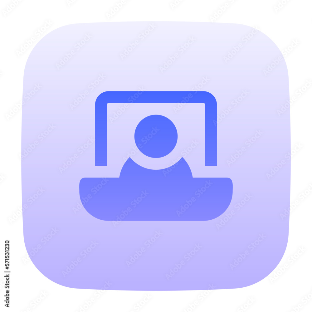 account flat gradient icon account flat gradient icon