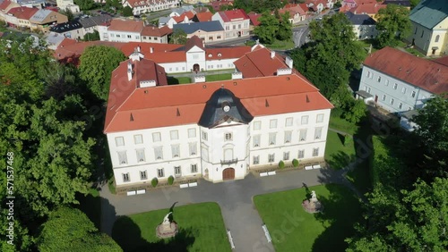 Castle Vizovice, one of the most beautiful castles in the Czech Republic. Vizovice Chateau was build in half of the 18th Century photo