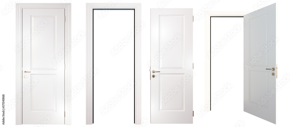 door White golden handle isolated on white background PNG 3D rendering. door White golden handle isolated on white background PNG 3D rendering.