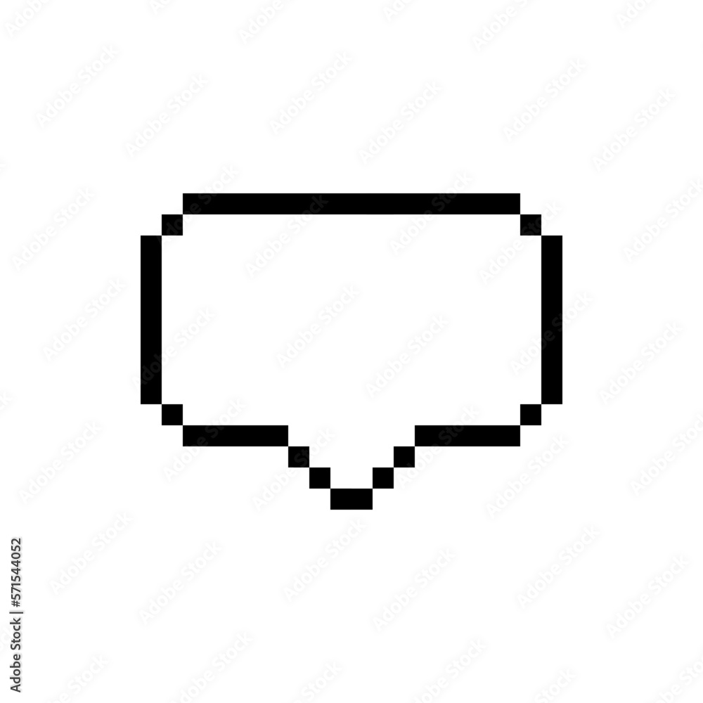 Pixel art dialog box Pixel art dialog box