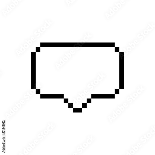 Pixel art dialog box