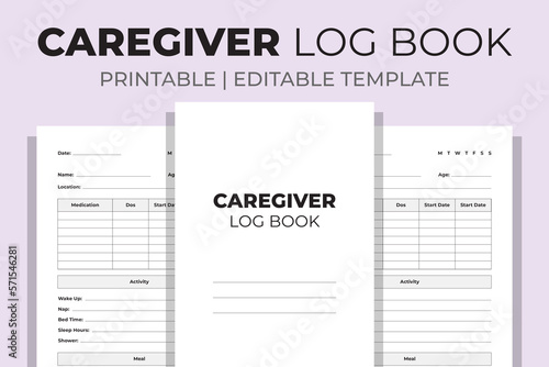 Caregiver Log Book