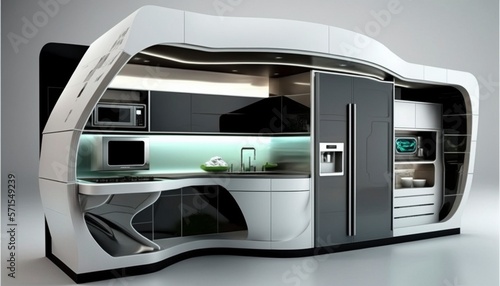 Futuristic Kitchen Design - The Future of Cyber Cooking