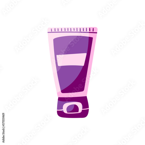 Lubricant gel sex icon. Intimate cream. Face cream. Body lotion purple bottle