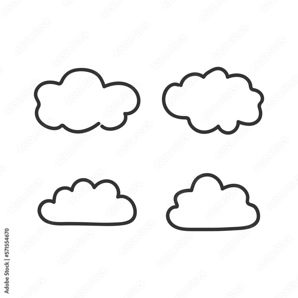 hand drawn shapes, banners Vector design elements hand drawn shapes, banners Vector design elements