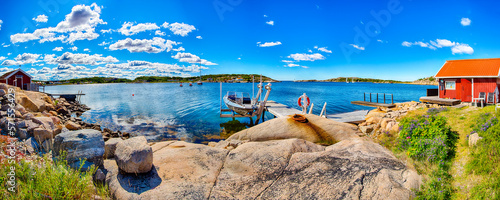 Obraz na płótnie Havstenssund in Schweden am Oslofjord w salonie