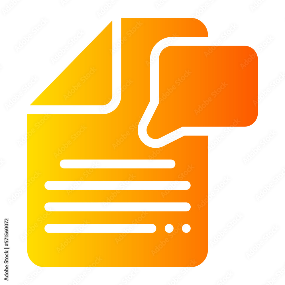 newspaper gradient icon