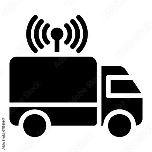 van glyph icon