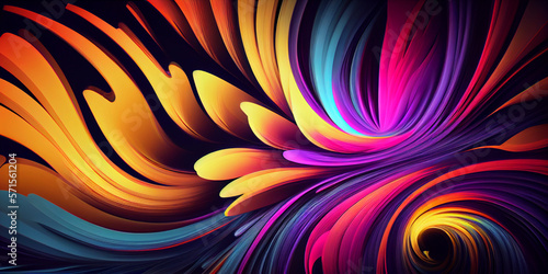 Abstract Background Colorful Lines ©  Is there a delight?