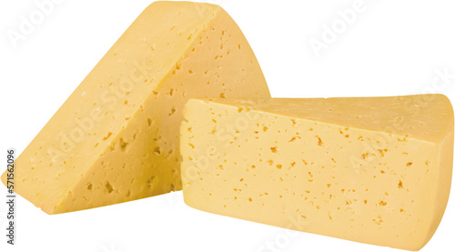 Piese of cheese photo