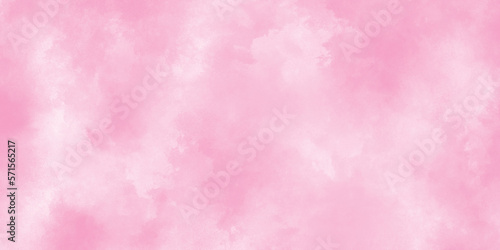 Pastel color Splashes Of Paints watercolor stains on pink background, creative and soft pastel pink colorful modern pink paper texture perfect for wallpaper, cover, card and cover.