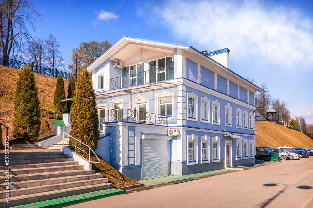 Hotel on the embankment of the Volga River, Kineshma, Ivanovo region