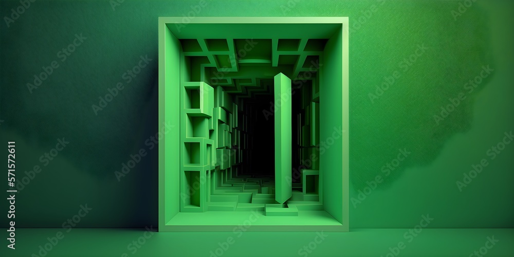 Green 3D Render Background / AI Generated Artwork Green 3D Render Background / AI Generated Artwork