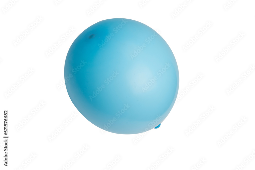 Blue ballon isolated on a white background. Blue ballon isolated on a white background.