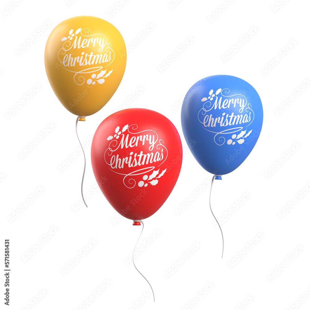 3D Christmas Balloon 3D Christmas Balloon
