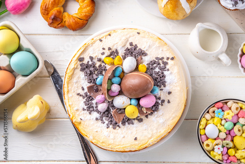 Photography Easter brunch, breakfast food, Kids Easter party buffet