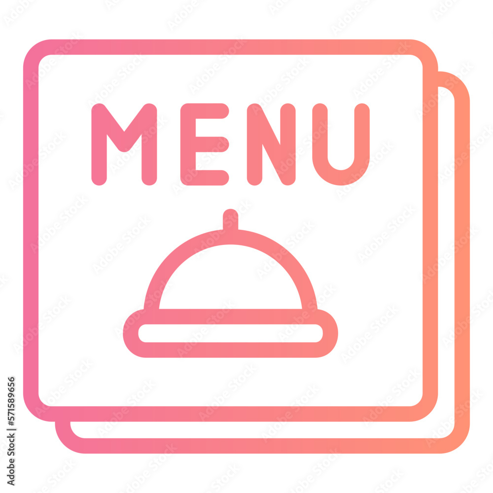 menu gradient icon menu gradient icon