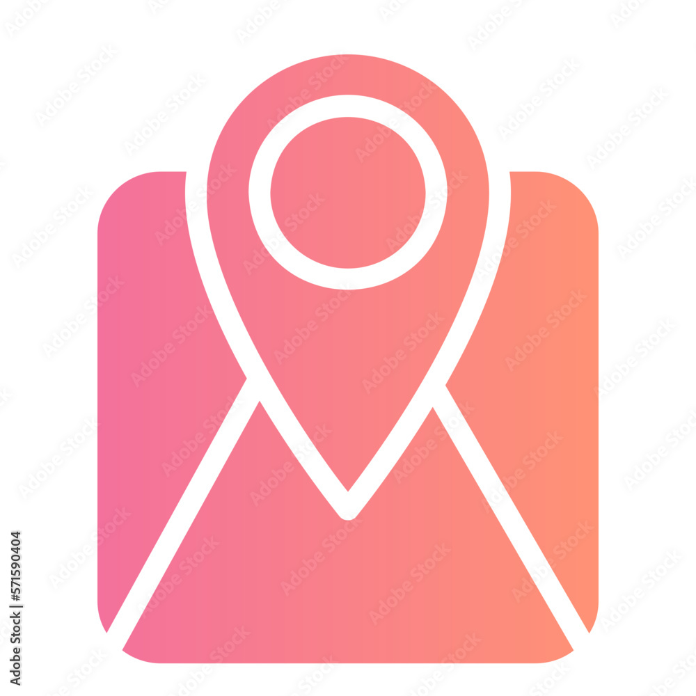 location gradient icon location gradient icon