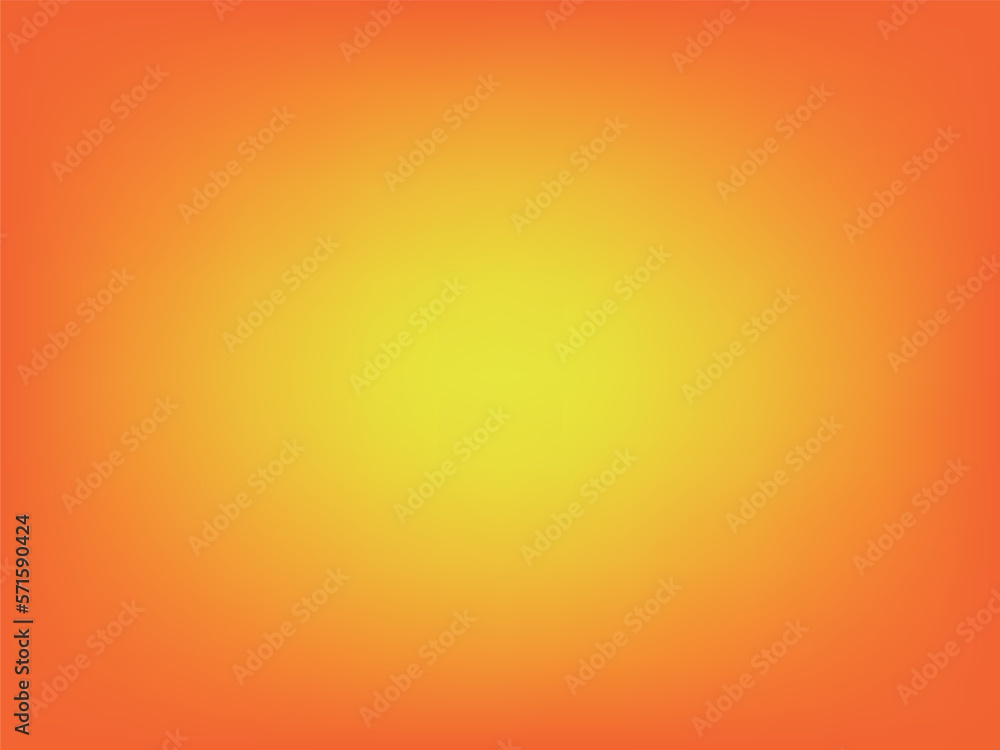 Orange background with yellow backlight.